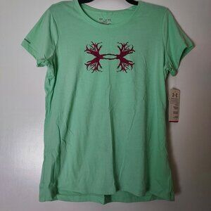 NWT XL Under Armor Charged Cotton HeatGear Women's Tee